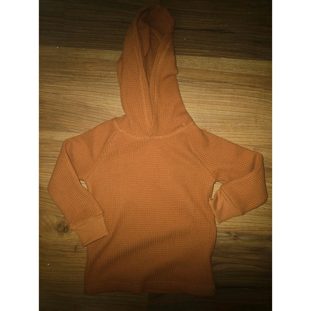 Jumping Beans Waffle Knit Hoodie Sweatshirt Boys Size 2t Long Sleeve 7163 - Picture 2 of 4